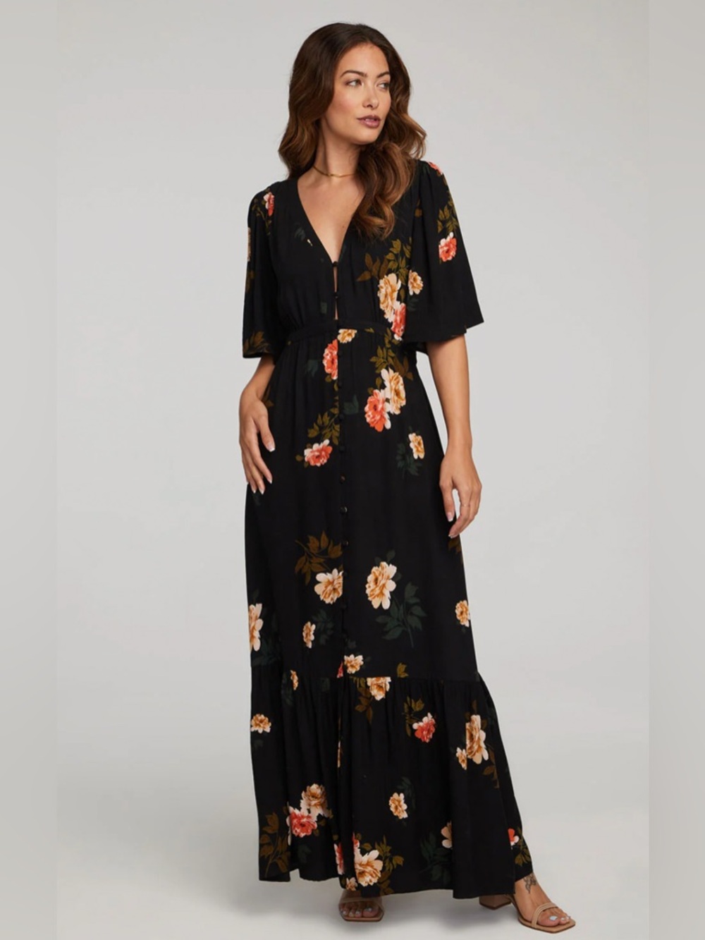 NWT Anthropologie Saltwater Luxe Naya Maxi Dress Size Small
